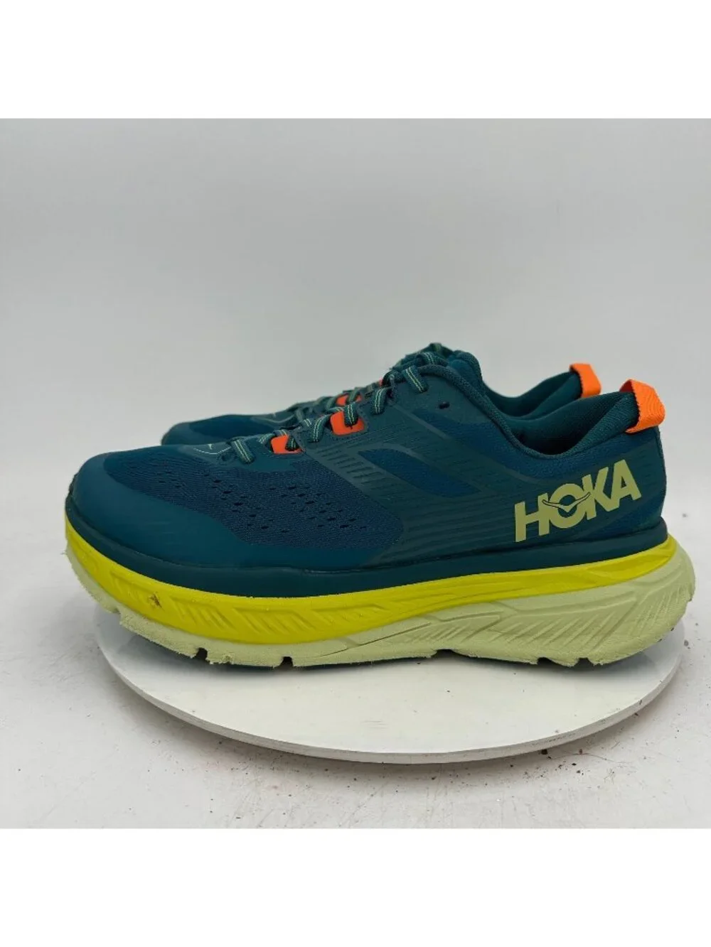 Hoka One One Stinson ATR 6 Men Size 12 1110506 BCBT Blue Coral Butterfly Shoes
